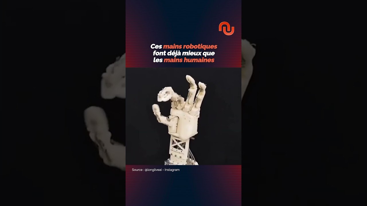 Ces mains robotiques sont MIEUX que des mains humaines ! #shorts
