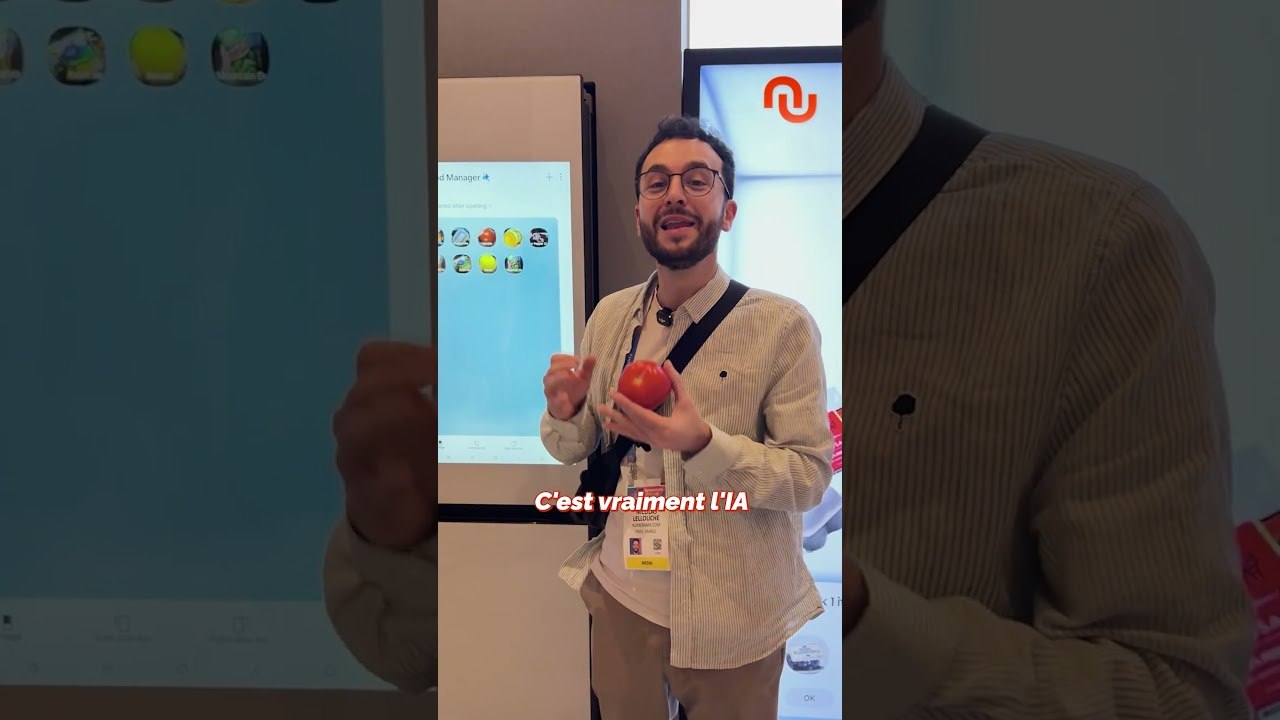 Ce frigo intelligent est hyper polyvalent ! #shorts