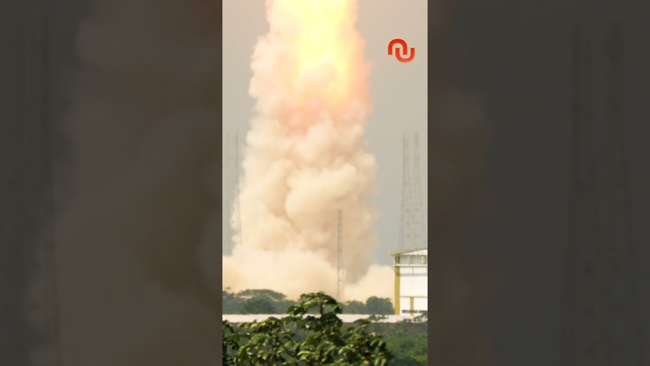 On était à quelques mètres du décollage d'Ariane 6 ! #shorts