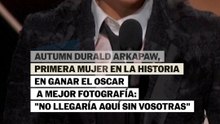 Autumn Duradl Arkapaw, primera mujer en la historia en ganar el Oscar a Mejor fotografía