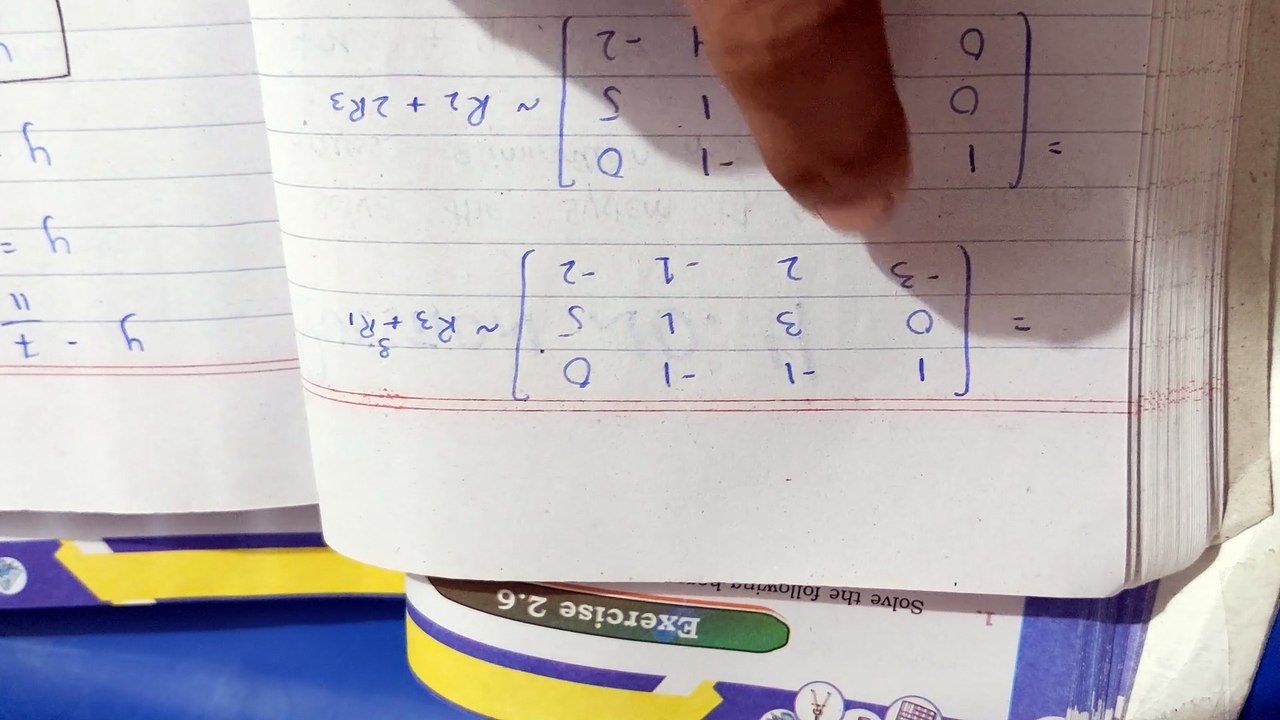 Class 11 maths sindh board New book Chapter 2 Exercise 2 6 Matrices and Determinants q 4 i