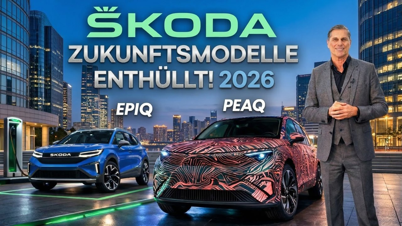 Elektrifizierung bei Škoda: Mit Epiq und Peaq in die Zukunft.