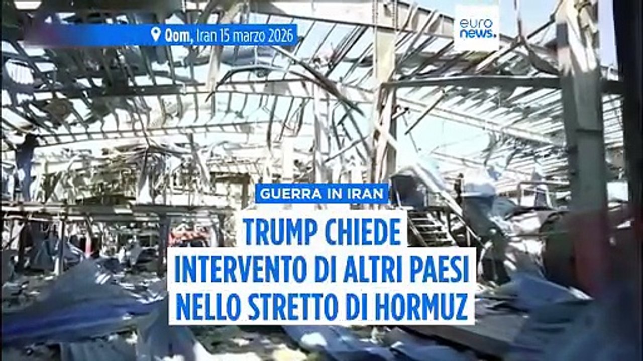 Trump dice di aver chiesto a "circa sette paesi" di unirsi alla coalizione per sorvegliare lo stretto di Hormuz in Iran