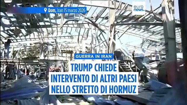 Trump dice di aver chiesto a circa sette paesi di unirsi alla coalizione per sorvegliare lo stretto di Hormuz in Iran
