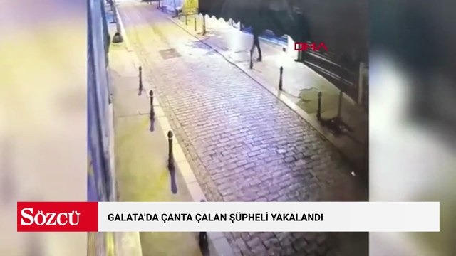 Galata’da çanta çalan şüpheli Güven Timleri tarafından yakalandı