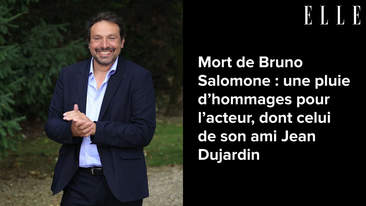 Mort de Bruno Salomone : une pluie d’hommages pour l’acteur, dont celui de son ami Jean Dujardin