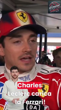 Leclerc: Sogno Mondiale! 🏎️🏆 #leclerc #ferrari #f1