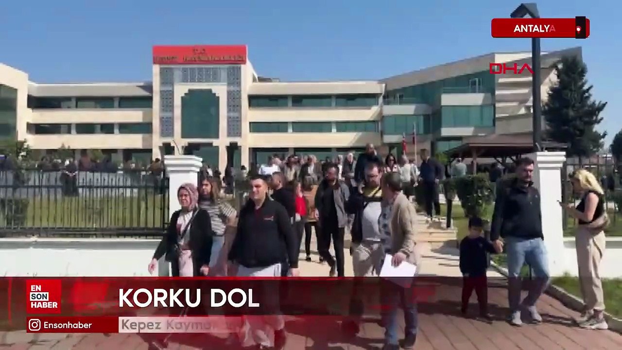 Kepez Kaymakamlık binasında silah sesi duyuldu