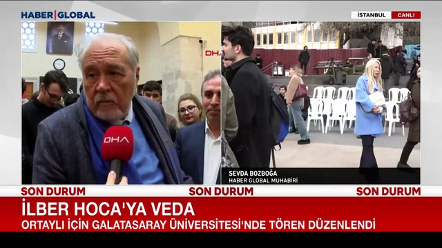 Prof. Dr. İlber Ortaylı için Galatasaray Üniversitesi’nde anma töreni