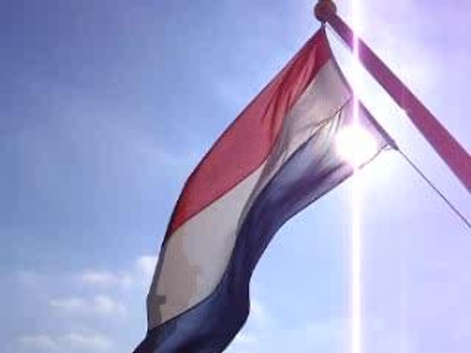 dutch flag in summertime