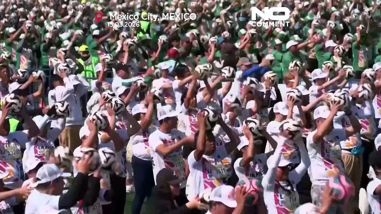 مکزیکوسیتی با تمرین بزرگ فوتبال رکورد گینس را م...