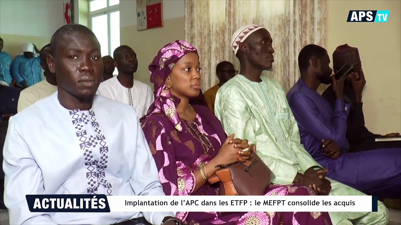 Fr-Implantation de l’APC dans les ETFP - le MEFPT consolide les acquis
