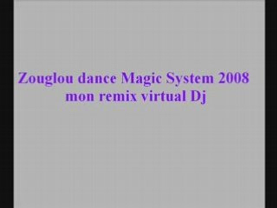 Zouglou dance mon remix