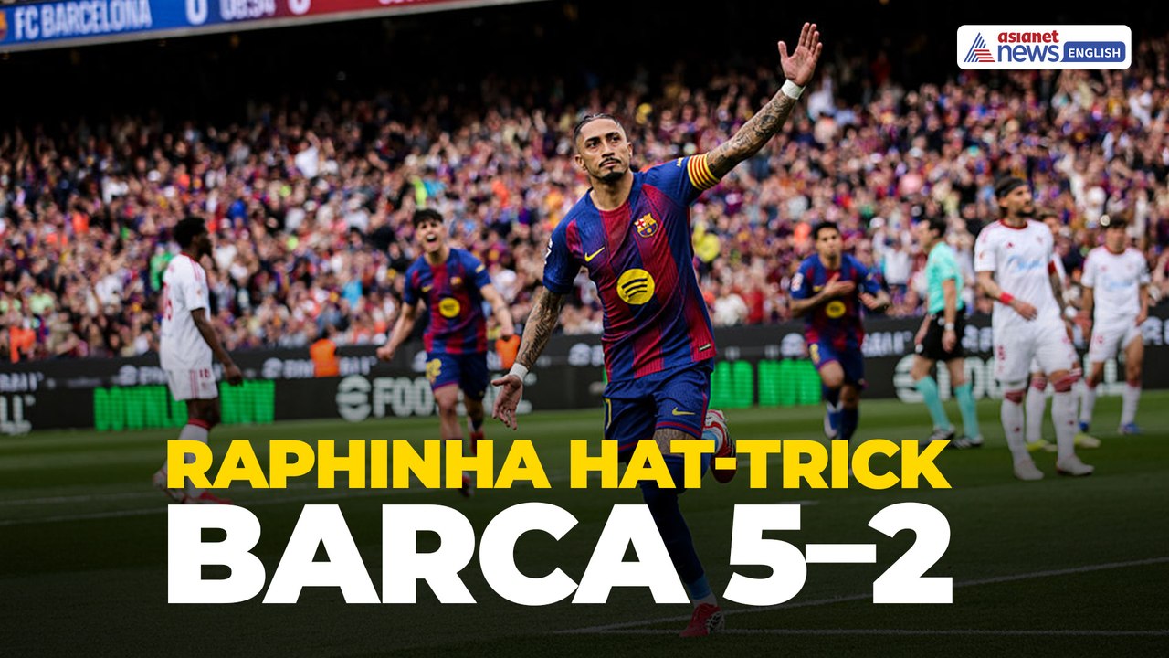 FC Barcelona vs Sevilla FC 5–2 Highlights | Raphinha Hat-Trick Stuns Sevilla
