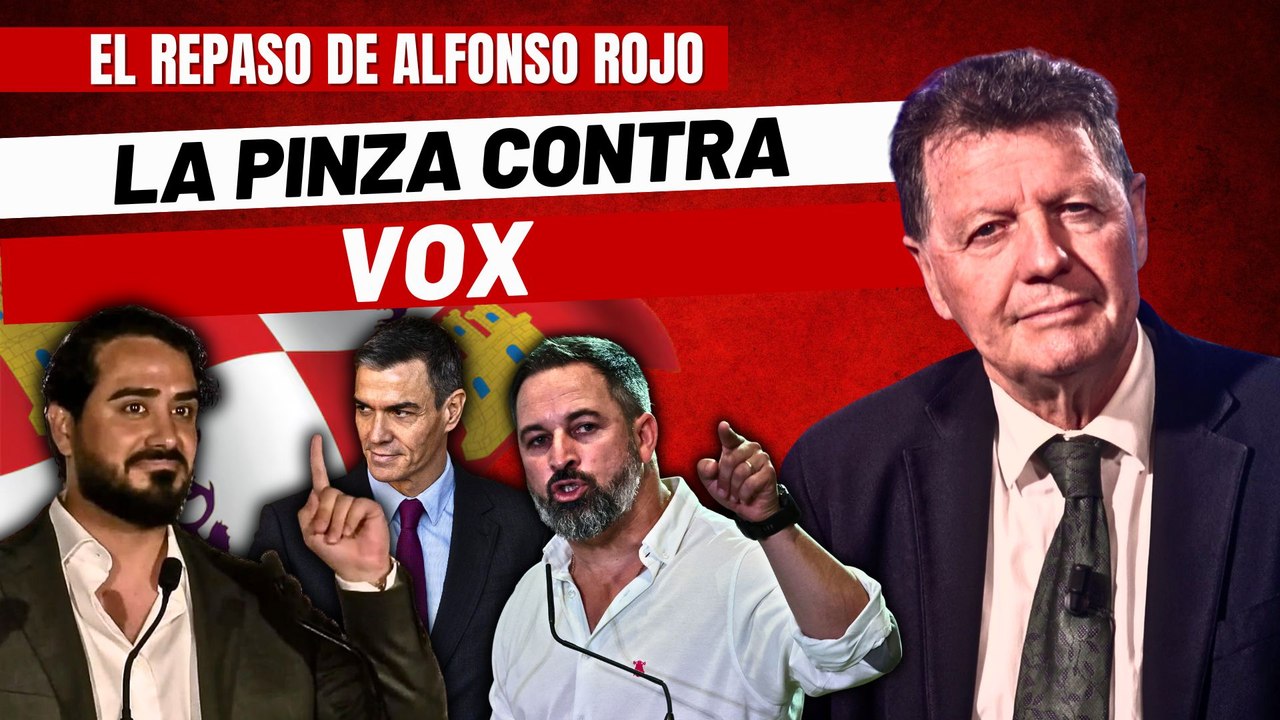 Alfonso Rojo: "El aguafiestas Alvise y el caníbal Sánchez hacen pinza contra VOX en Castilla y León"