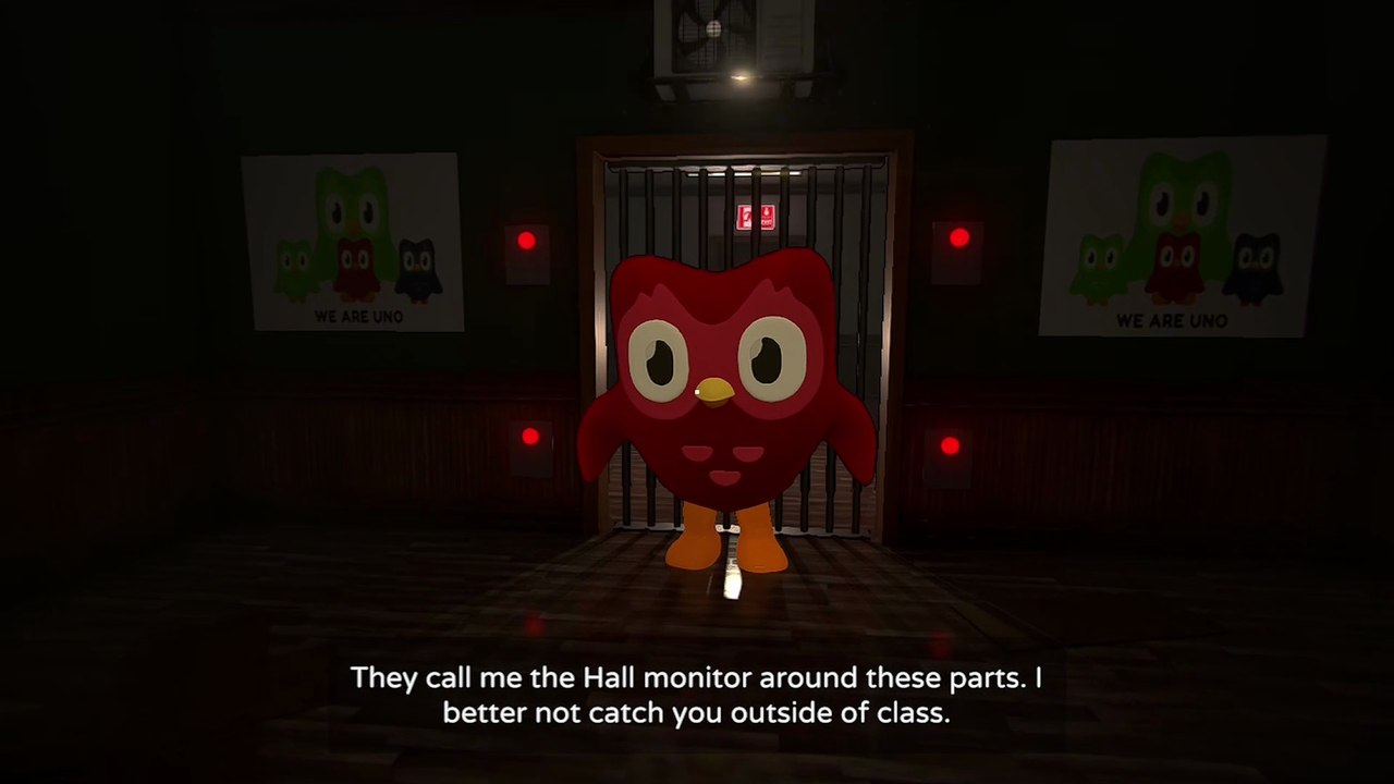 THIS DUOLINGO IS CHASING ME! 🦉 (Unolingo Horror Gameplay)
