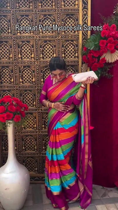 Rangkat Pure Mysore Silk Sarees Online at best Price in India