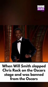 Will Smith was banned from the Oscars after slapping Chris Rock on stage in response to a comment about his wife Jada Pinkett Smith during oscars 2022