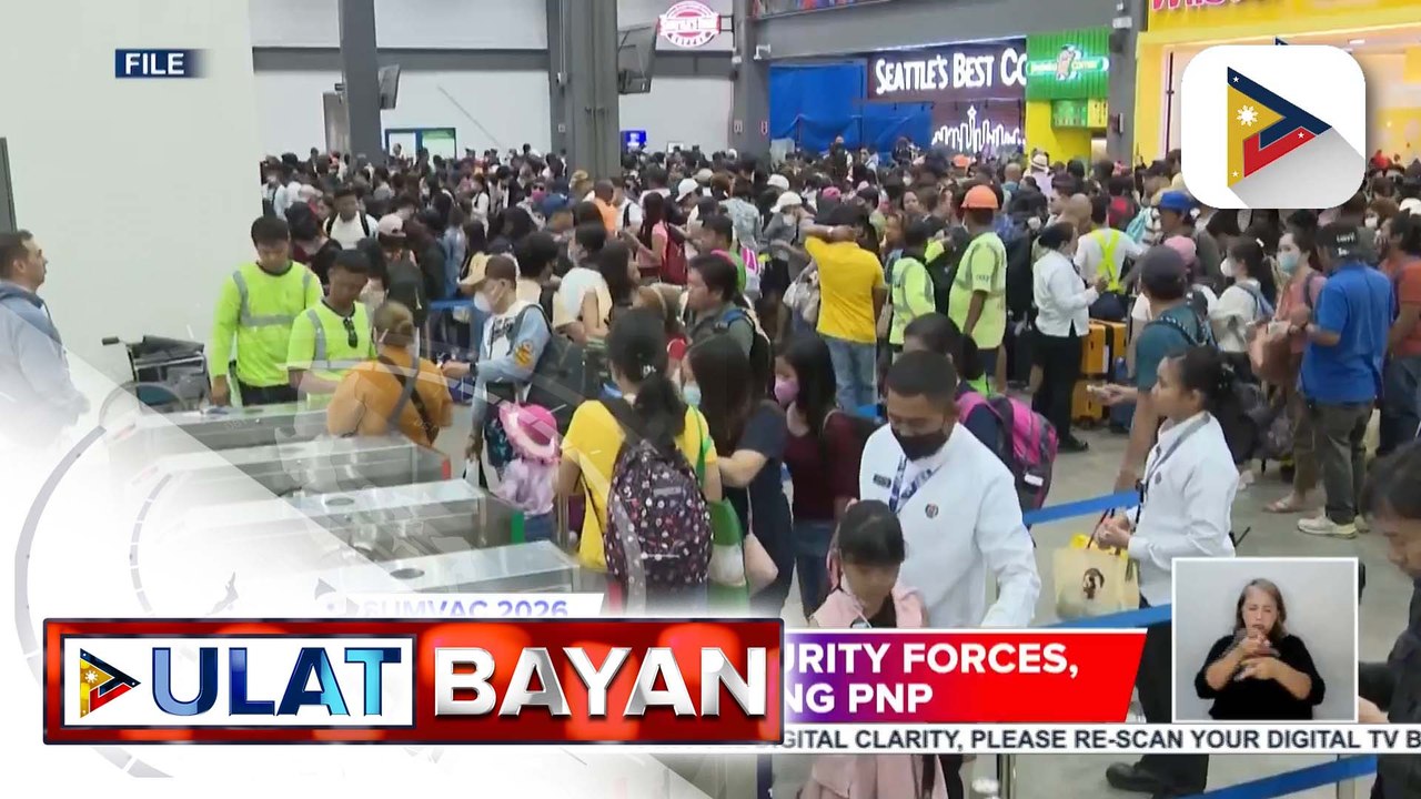 Seguridad para sa pagdagsa ng pasahero ngayong Holy Week, pinaghahandaan na ng PNP | ulat ni Ryan Lesigues