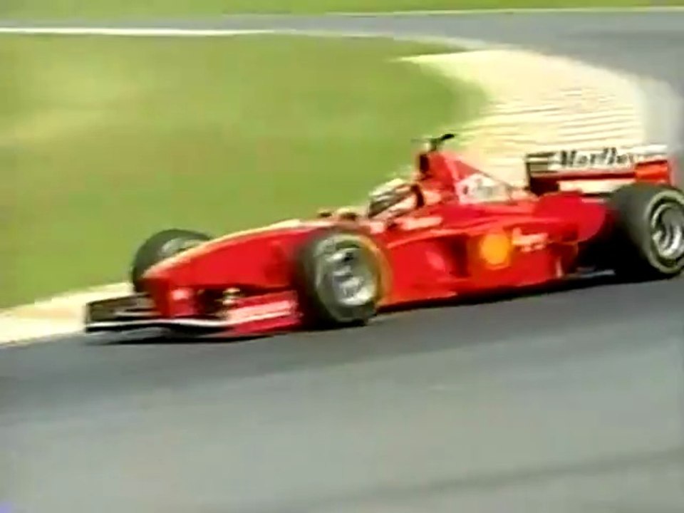 F1 – Michael Schumacher (Ferrari V10) laps in qualifying – Brazil 1998