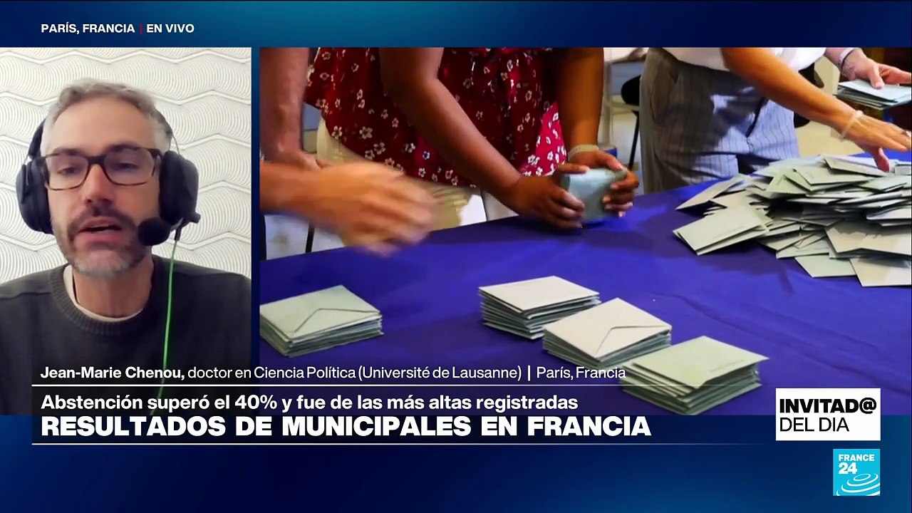 Elecciones municipales en Francia: ¿Por qué los franceses van cada vez menos a las urnas?