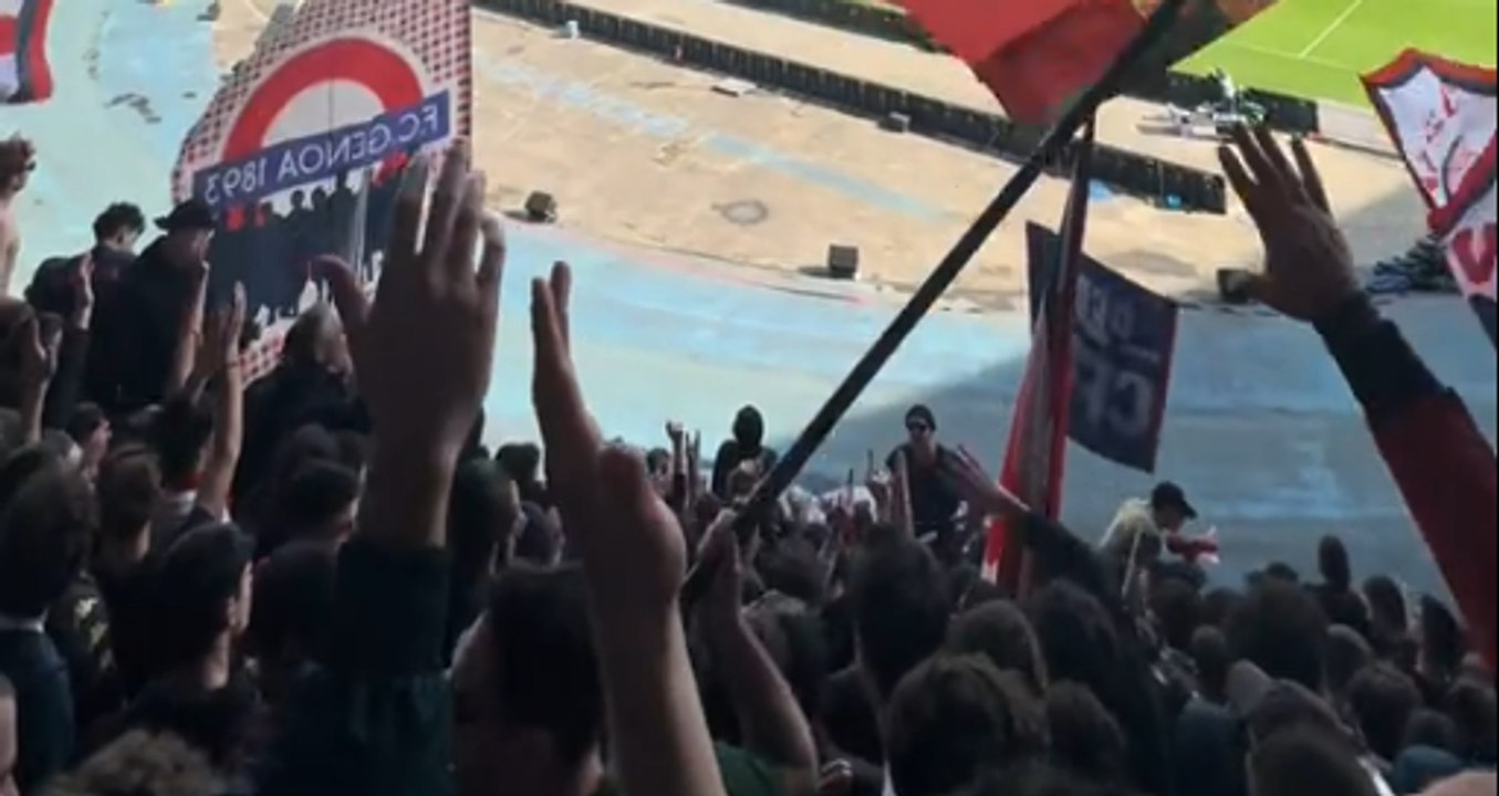 Il Genoa vince a Verona e i tifosi rossoblù cantano "'O surdato 'nnammurato"!