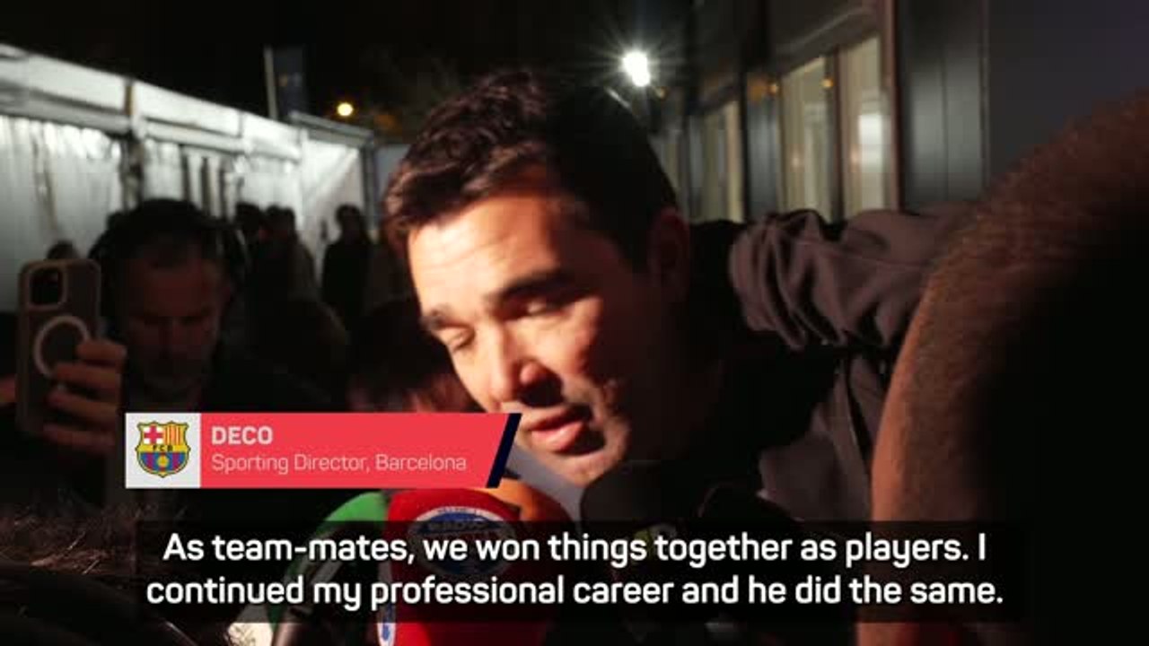 Deco has 'only nice words' for Xavi despite explosive Laporta claims