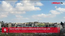 İran'ın misilleme füzeleri nedeniyle Kudüs'te sirenler çaldı