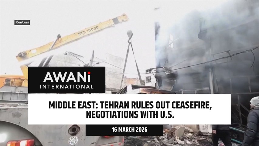 Tehran rules out ceasefire, negotiations with U.S