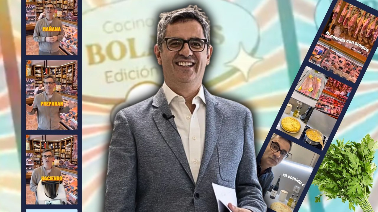 Bolaños se marca un ‘Tezanos’ en TikTok y publica un vídeo jugando a ser cocinero