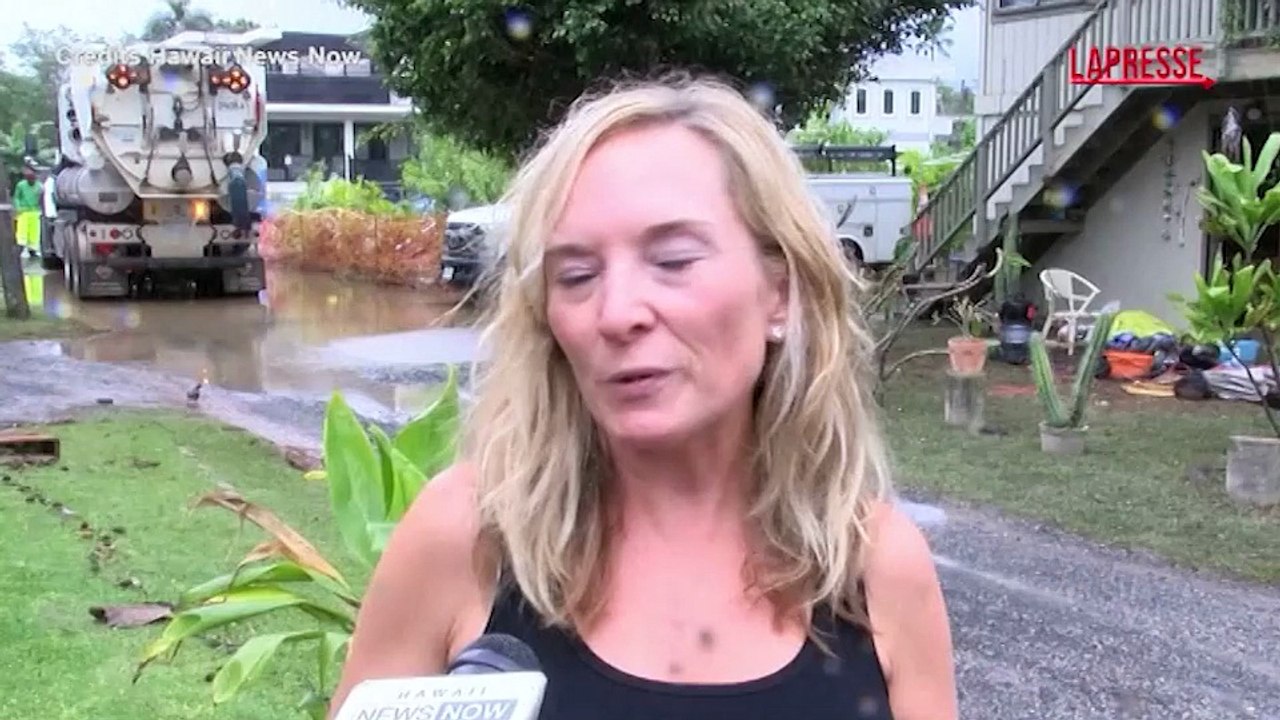 Hawaii alle prese con inondazioni torrenziali dopo le piogge dei giorni scorsi