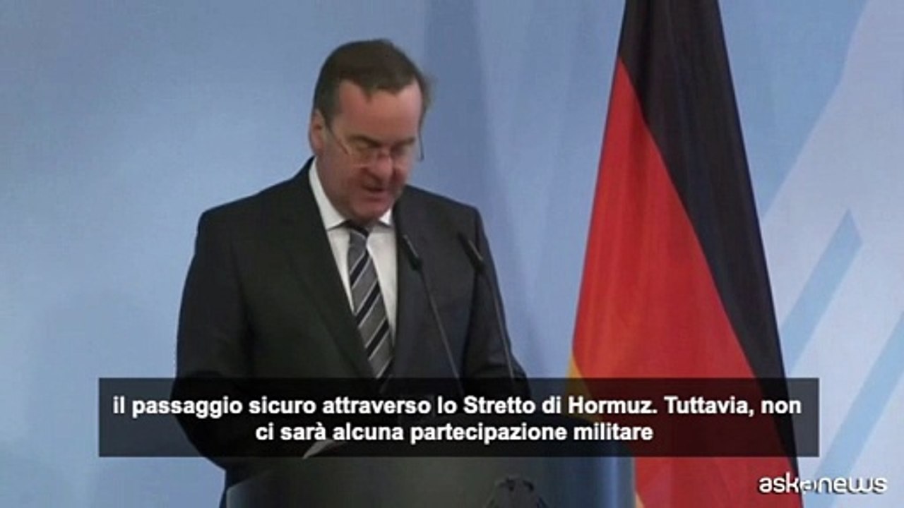 Germania esclude la "partecipazione militare nello Stretto di Hormuz"