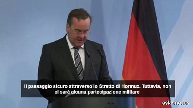 Germania esclude la partecipazione militare nello Stretto di Hormuz