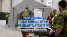 Alemanha faz exercícios de treino de transporte de vítimas num eventual cenário de guerra