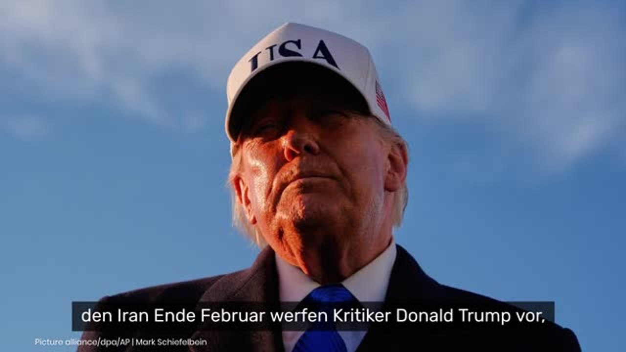 Donald Trump: Wirtschaftsberater enthüllt Kosten und geplante Dauer des Iran-Kriegs