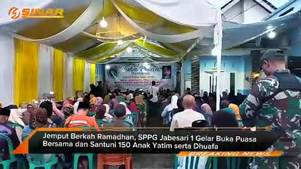 Jemput Berkah Ramadhan, SPPG Jabesari 1 Gelar Buka Puasa Bersama dan Santuni 150 Anak Yatim serta Dhuafa