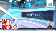 Piso, bumulusok sa bagong all-time low na P59.87 kada dolyar | SONA
