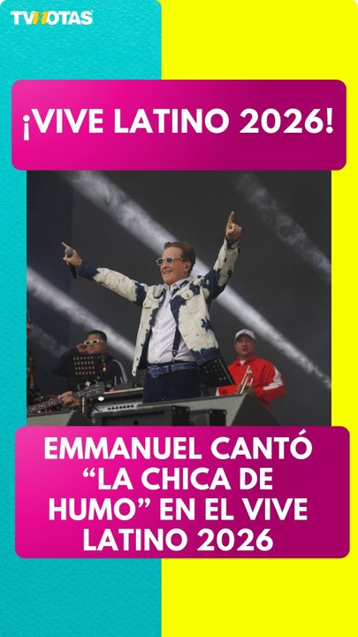 Emmanuel en Vive Latino 2026: ¡La chica de humo en vivo!