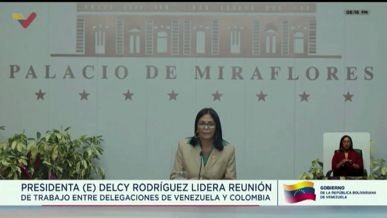 Delcy Rodríguez le pidió a Trump que levante las sanciones económicas
