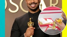 ¡Michael B. Jordan celebra su primer Óscar comiendo hamburguesas con fans! Así festejó tras ganar por “Sinners”