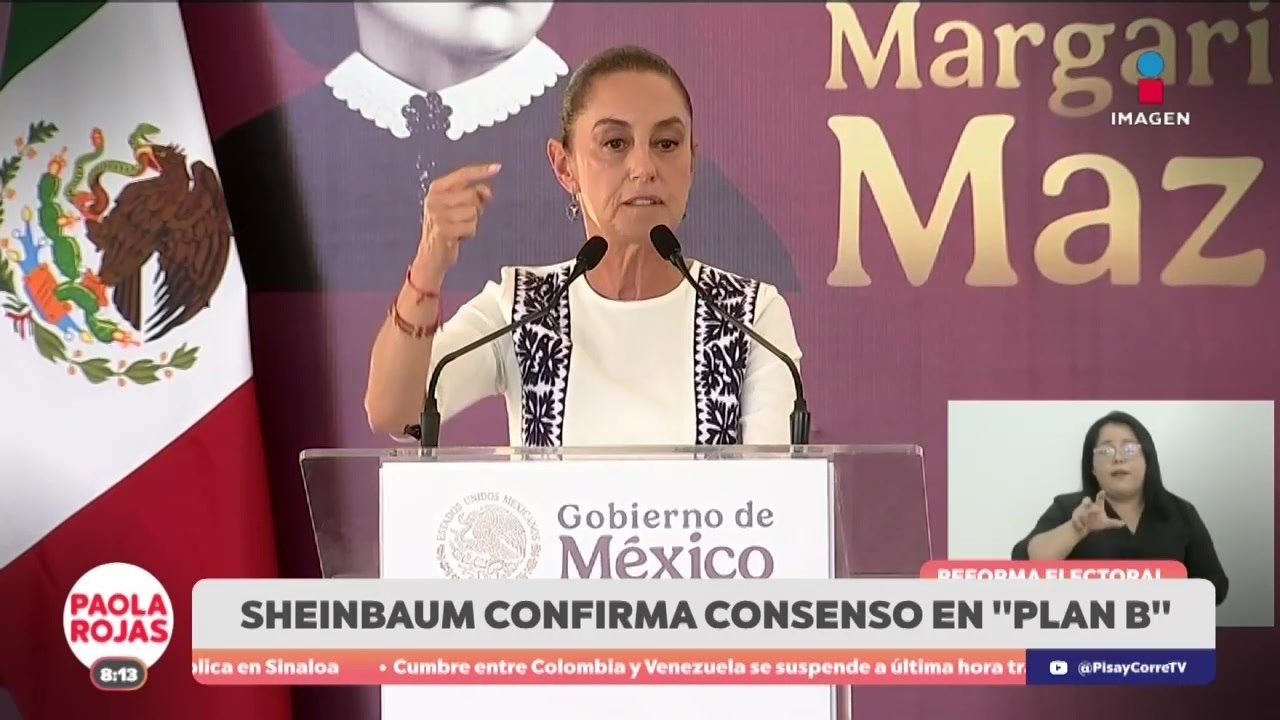 Sheinbaum confirma consenso en el "Plan B" de la reforma electoral | DPC con Paola Rojas