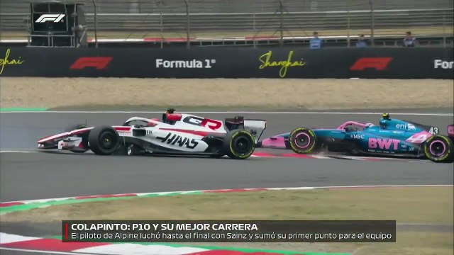 La reacción de Flavio Briatore al choque de Esteban Ocon a Franco Colapinto