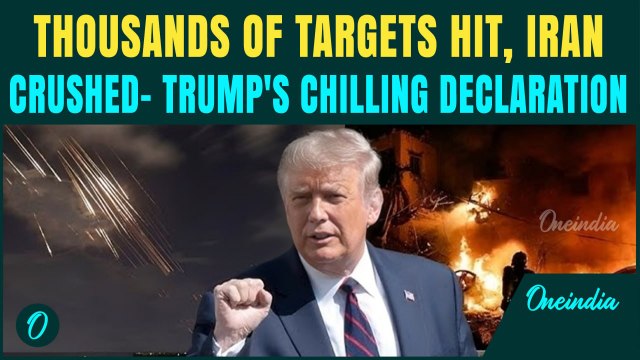 US Iran War BREAKING: Trump BOATS Total Dominance Over Iran; 90% Missile Drop, 95% Drone Collapse