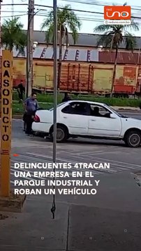 Un grupo de delincuentes 4rmados perpetró un 4traco en una empresa ubicada en el Parque Industrial. Tras cometer el hecho, los antisociales robaron un vehículo para darse a la fuga.