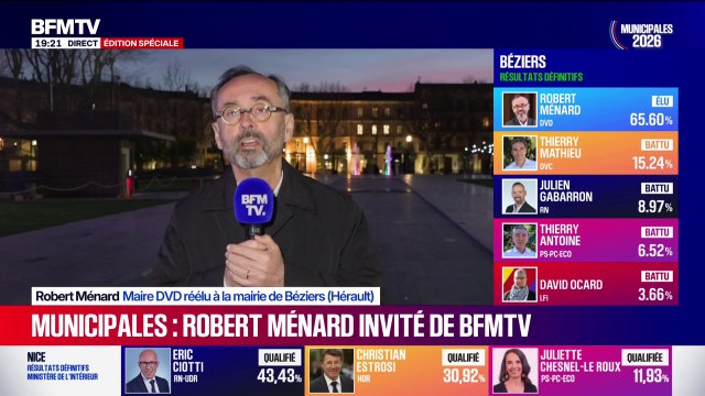 Alliance LFI-PS dans plusieurs villes: Ce sont des gens qui prennent les électeurs pour des abrutis , dénonce Robert Ménard, maire (DVD) de Béziers