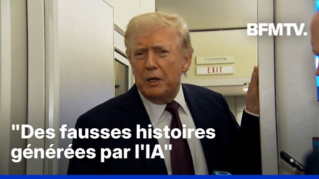 Iran: Donald Trump affirme que les images du rassemblement pro-Khamenei ont été générées par IA