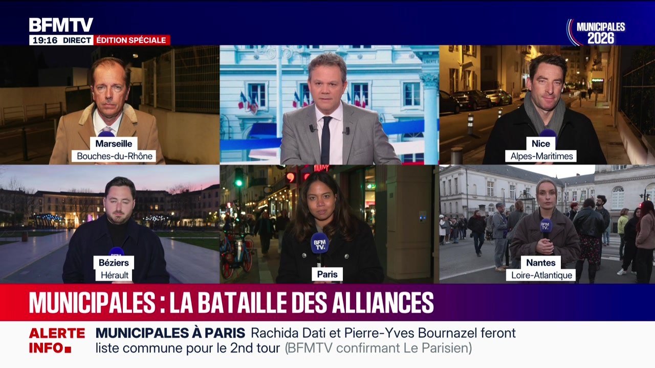 60 minutes Fauvelle du lundi 16 mars 2026 - Édition spéciale : Municipales, la bataille des alliances