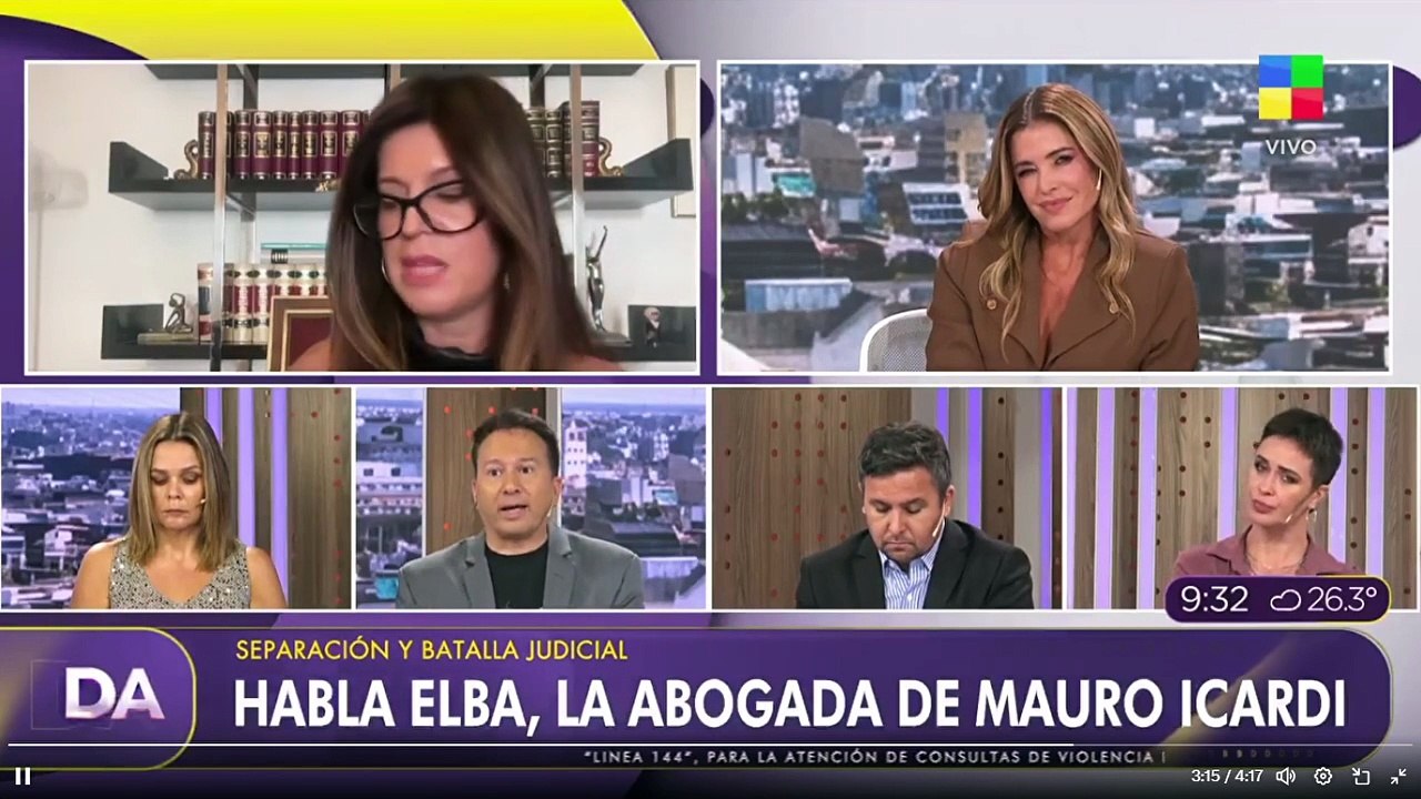 Elba Marcovecchio habló del reencuentro entre Mauro Icardi y sus hijas y lanzó una fuerte frase