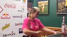 Flair Bartending Skills at Legends World Flair Competition @elizaveta_flair