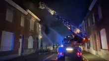 Violent incendie ce lundi soir à Mousvcron, rue du Chalet